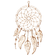 Dreamcatcher or_S Attrape rêve pour la Formation Tambour Chamanique