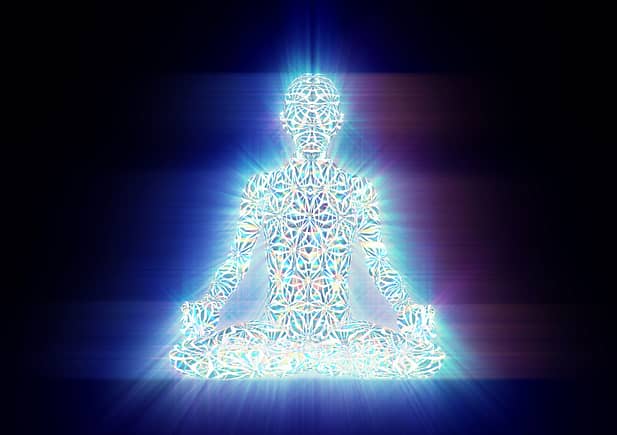 Rayonnement de l'aura diamant Être rayonnant pour le Cercle de Chant de Mantras